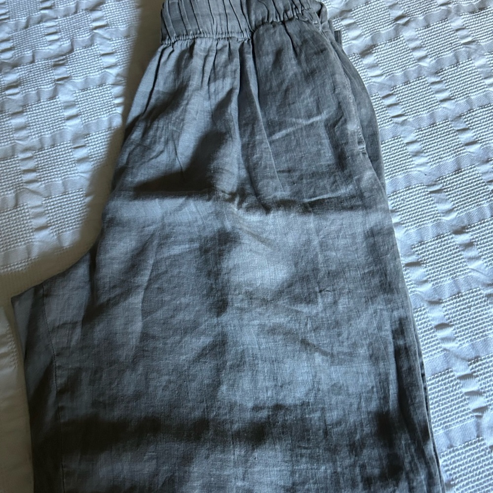 Rough Linen gray slacks